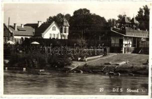 Dés, Dej; Strand, Illusztráció Fényképsokszorosító Szamosúvár / beach (EK)