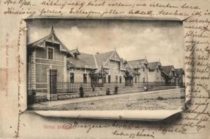 1900 Ipolyság, Sahy; Városi bérházak. Kiadja Kanyó Antal 16. sz. / tenement houses (EK)