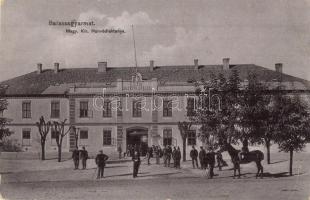 1908 Balassagyarmat, Magy. kir. honvéd laktanya (EB)