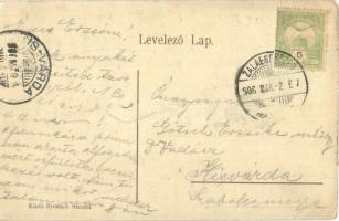 1906 Zalaegerszeg, csendőr laktanya. Breisach Sámuel kiadása (EK)