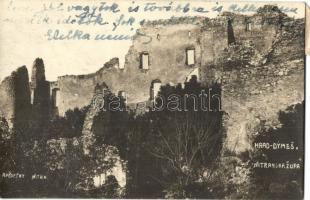 1930 Gímes, Ghymes, Dymes, Jelenec; Várrom / Hrad Dymes / castle ruins. Rasofsky photo
