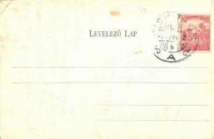 Kiskőrös, Plébánia utca, Grósz Adolf üzlete és saját kiadása (EK)