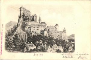 1902 Árvaváralja, Oravsky Zámok (od Juhovychodu); Árva vára, kastély. Kiadja Szeller Géza / Schloss Árva / castle (EK)