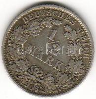 Deutsches Reich 1906G 1/2 M ezüst T:3