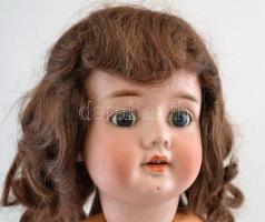 Aich, Menzel & Co Dolls 1918-1930 Austria antik baba, biszkvit kézzel festett porcelán fejjel, f...