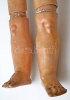 Aich, Menzel & Co Dolls 1918-1930 Austria antik baba, biszkvit kézzel festett porcelán fejjel, f...