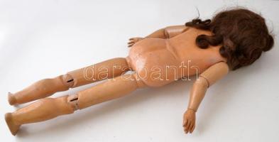 Aich, Menzel & Co Dolls 1918-1930 Austria antik baba, biszkvit kézzel festett porcelán fejjel, f...