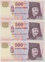 1998. 200Ft "FE" + 2000. 1000Ft "DC" "Millennium" + 2006. 500Ft "...