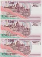 1998. 200Ft "FE" + 2000. 1000Ft "DC" "Millennium" + 2006. 500Ft "...