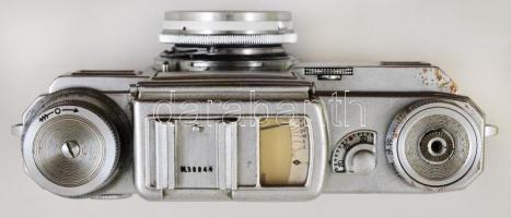 cca 1940 Zeiss Ikon Contax III távmérős fényképezőgép, Carl Zeiss Jena Sonnar 50mm f/2 objektívvel, ...
