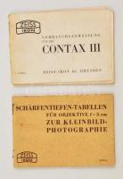 cca 1940 Zeiss Ikon Contax III távmérős fényképezőgép, Carl Zeiss Jena Sonnar 50mm f/2 objektívvel, ...