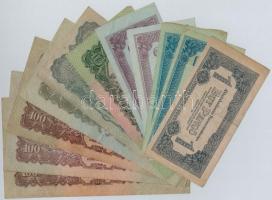 1944. 1P-100P (11x) "A Vörös Hadsereg Parancsnoksága" T:III