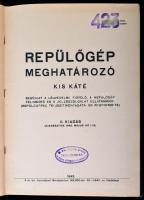 Repülőgép meghatározó kiskáté. Segédlet a légvédelmi figyelő, a repülőgép felismerő és a jelzőszolgá...