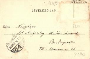 1903 Rajecfürdő, Rajecké Teplice; Lebegő kő, Jassniger W.P. kiadása / Schwebender Felsen (Rb)