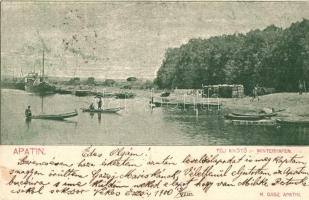 1900 Apatin, Téli kikötő / winter port