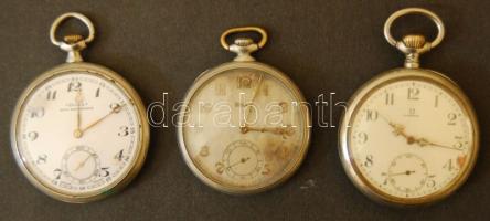 3 db férfi Doxa és Omega zsebóra