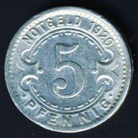 Német Birodalom/ Weimari Köztársaság/ Witten 1920. 5Pf szükségpénz T:2/3