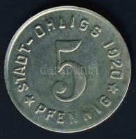 Német Birodalom/ Weimari Köztársaság/ Ohligs 1920. 5Pf szükségpénz T:3+