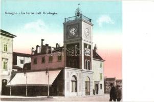 Rovinj, Rovigno; La torre dell Orologio / clock tower