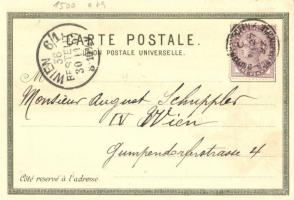 1897 (Vorläufer!) Constantinople, Istanbul; Vue generale du Pont de Kura-Keuy / Karaköy bridge. Emil...