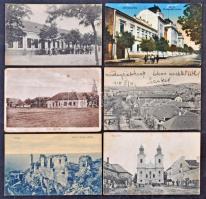 88 db RÉGI magyar és külföldi városképes lap / 88 pre-1945 Hungarian and European town-view postcards