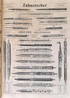 cca 1911 Preisliste für Gold- und Silberwaren. Juwelen, Uhren, Metallwaren, Optische Artikel.  1910-...