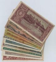 15db-os vegyes magyar pengő bankjegy tétel T:III,III-
