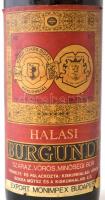 cca 1980 Halasi Burgungi vörösbor bontatlan palackban