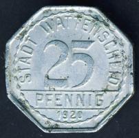 Német Birodalom/ Weimari Köztársaság/ Wattenscheid 1920. 25Pf szükségpénz T:3