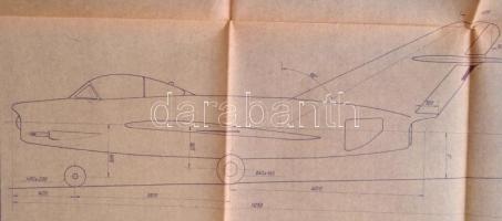 1957 M16-17 PF műszaki rajzok mappában