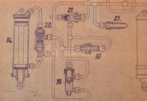 1957 M16-17 PF műszaki rajzok mappában