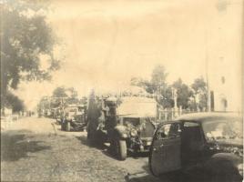 4 db fotó a II. világháborúból: erdélyi bevonulás, orosz front 18x23cm