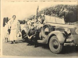 4 db fotó a II. világháborúból: erdélyi bevonulás, orosz front 18x23cm