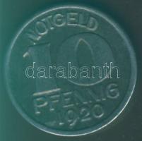 Német Birodalom/ Weimari Köztársaság/ Halle 1920. 10Pf szükségpénz T:3+