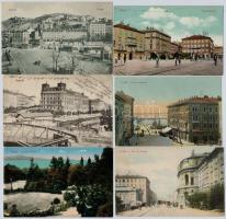 Fiume, Rijeka; 23 db régi képeslap jó minőségben / 23 pre-1945 postcards in good condition