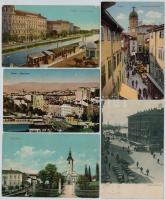 Fiume, Rijeka; 23 db régi képeslap jó minőségben / 23 pre-1945 postcards in good condition