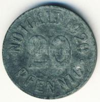 Német Birodalom/ Weimari Köztársaság/ Cassel 1920. 20Pf szükségpénz T:3