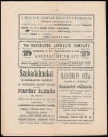 1892 M. Mérnök- és Építész-Egylet heti értesítője. 1892. március. 25.-én. XI. évf. 13. sz. Szerk.: N...