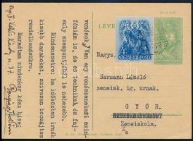 1938 Pongrácz Zoltán (1912-2007) zeneszerző ajánlja  műveit Hermann László (1890-1966) győri zeneisk...