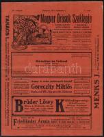 1910 Magyar Órások Szaklapja. XII. évf. 17. sz., 1910. szeptember 1.