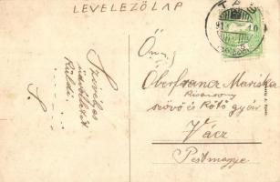 Siófok, Balatoni sétány, zenepavilon, kávéház terasza. Taussig A