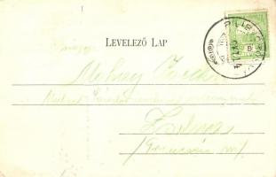 ~1900 Pilisvörösvár, Huszerl Gyula vegyeskereskedése és saját kiadása  (EK)