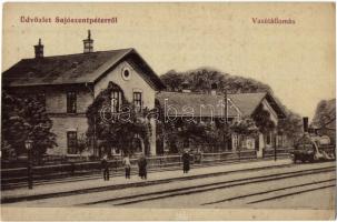 Sajószentpéter, vasútállomás. 778. / Bahnhof / railway station (EK)