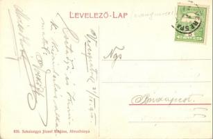 Verespatak, Goldbach, Rosia Montana; Privát zúzda, aranybánya. Szkalangya József kiadása / gold mine...