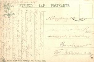 Tátra, Tatry; Kis-Tar-pataki-völgy, Öt tó a Téry menházzal. Feitzinger Ede No. 969. 1905. / Klein-Ko...