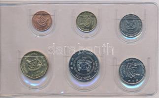 Szingapúr 1993-1995. 1c-1$ (6xklf) + Malajzia 1993-1995. 1s-1R (6xklf) a két sor egy dísztokban T:1,...