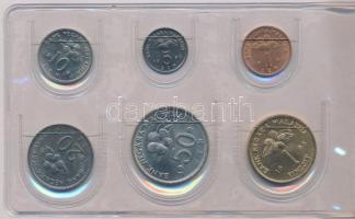 Szingapúr 1993-1995. 1c-1$ (6xklf) + Malajzia 1993-1995. 1s-1R (6xklf) a két sor egy dísztokban T:1,...