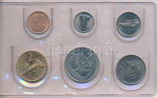 Szingapúr 1993-1995. 1c-1$ (6xklf) + Malajzia 1993-1995. 1s-1R (6xklf) a két sor egy dísztokban T:1,...