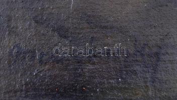 Mednyánszky jelzéssel: Patak part. Olaj, falemez, foltos, keretben, 50×78 cm