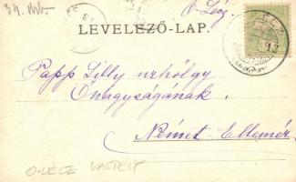 1903 Óléc, Stari Lec; Dániel Pál kastély / castle. photo